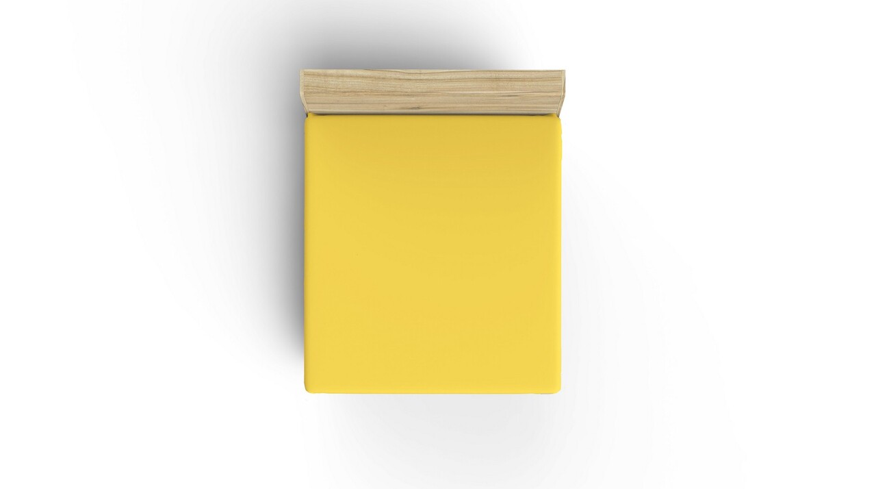 Cearceaf de pat cu elastic Ranforce Double Small (DE), L'essentiel Maison, Dark Yellow, Galben închis - imagine 5